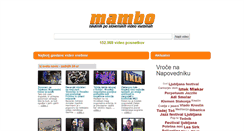 Desktop Screenshot of mambo.si