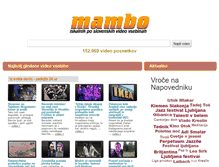 Tablet Screenshot of mambo.si